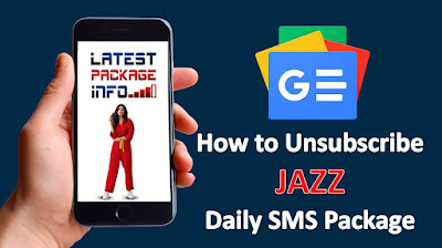How to unsubscribe Jazz Daily SMS Package