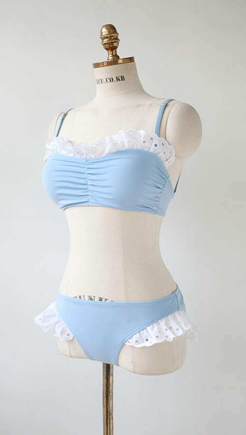 Frilly Eyelet Bikini