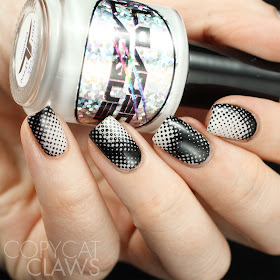 Black & White Nail Stamping