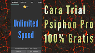 Cara Upgrade Trial Psiphon Pro Jadi Premium [GRATIS]