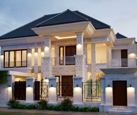 model teras rumah mewah terbaru