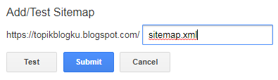 Cara Submit Sitemap Ke Google Webmasters Tools