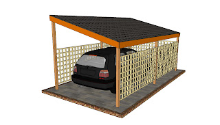 flat roof carport designs