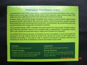 jual CMP - Chlorophyll Mint Powder