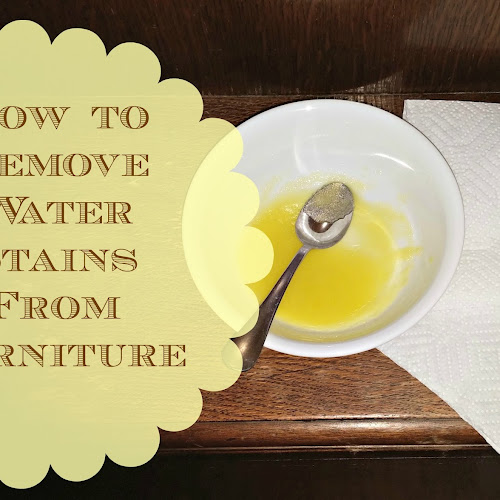 How To Remove Water Marks From Furniture