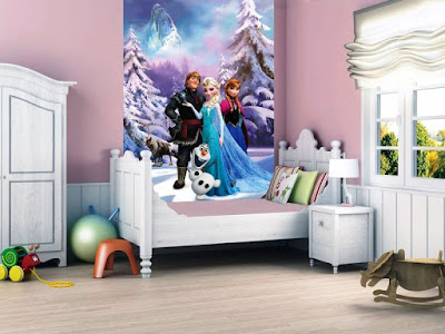 Kamar Anak Perempuan Tema Disney Frozen