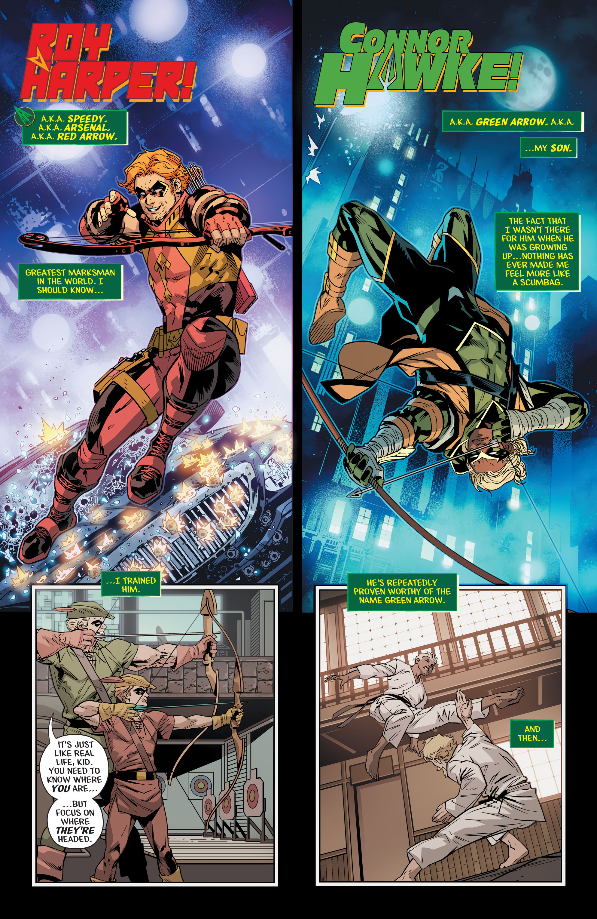 green arrow and speedy comics