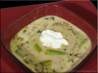 baked potato and chicken soup