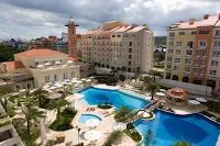 Vista de las piscinas de Il Campanario Residence Hotel