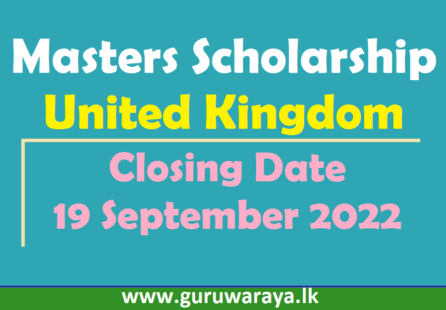 Masters Scholarship - UK