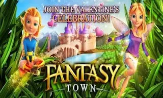 Screenshots of the Fantasy Town for Android tablet, phone.