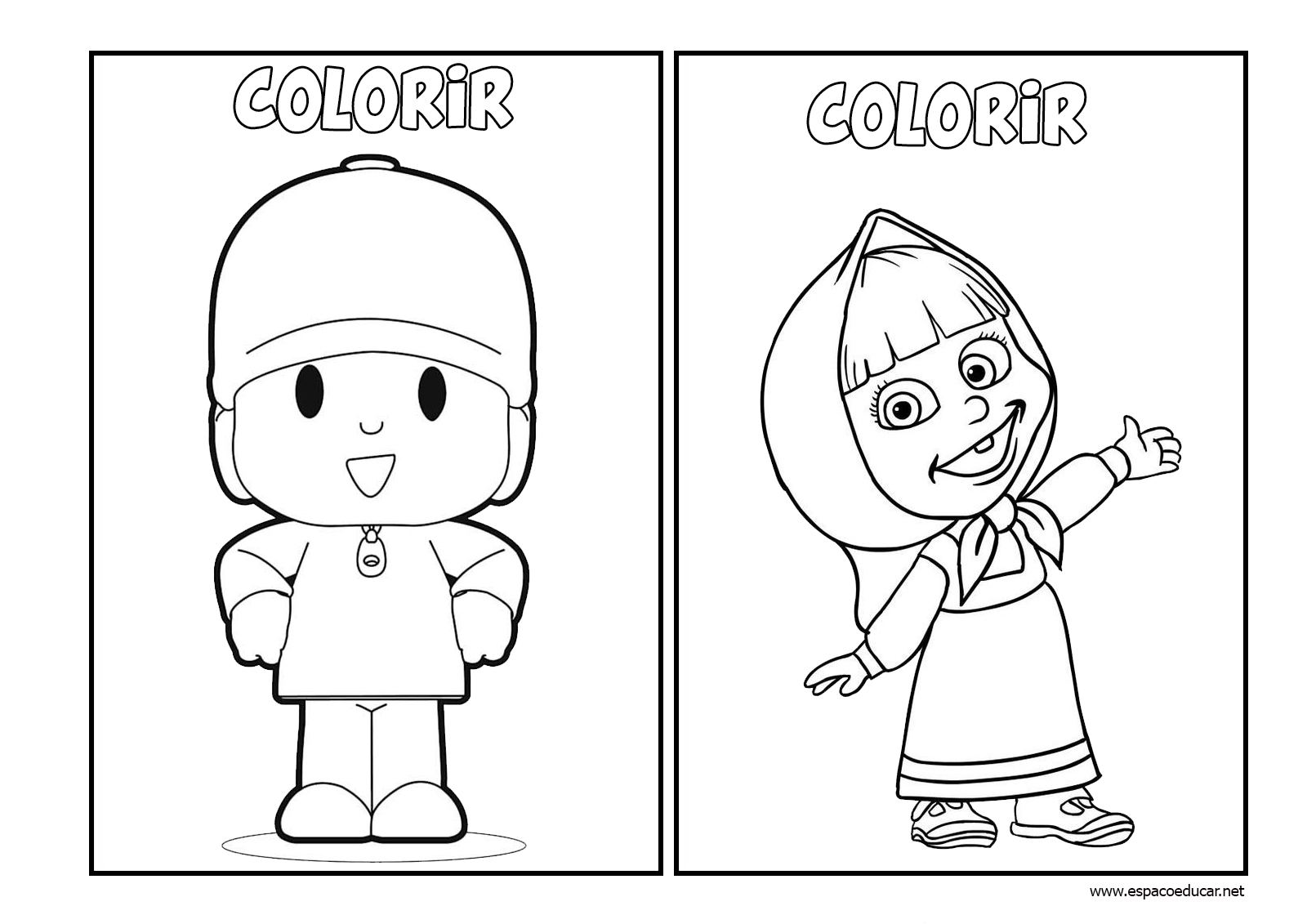 Atividades para Colorir e Imprimir Grátis - Ensinoja