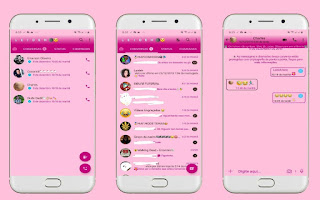 Pink Color Theme For YOWhatsApp & Fouad WhatsApp By Leidiane