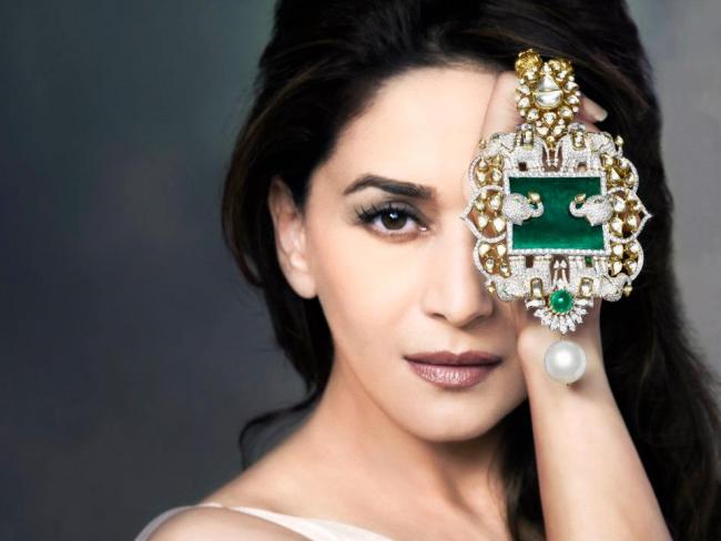 Madhuri Dixit Beautiful Emeralds Jewelry Collection