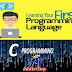 MY FIRST PROGRAMMIG LANGUAGE  C PROGRAMMING