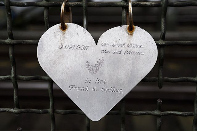 Corazón en un puente de Colonia. Segunda oportunidad.