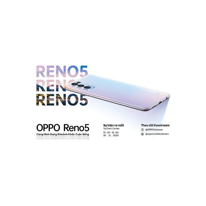 Điện thoại Oppo Reno 5 8/128 chính hãng bảo hành toàn quốc