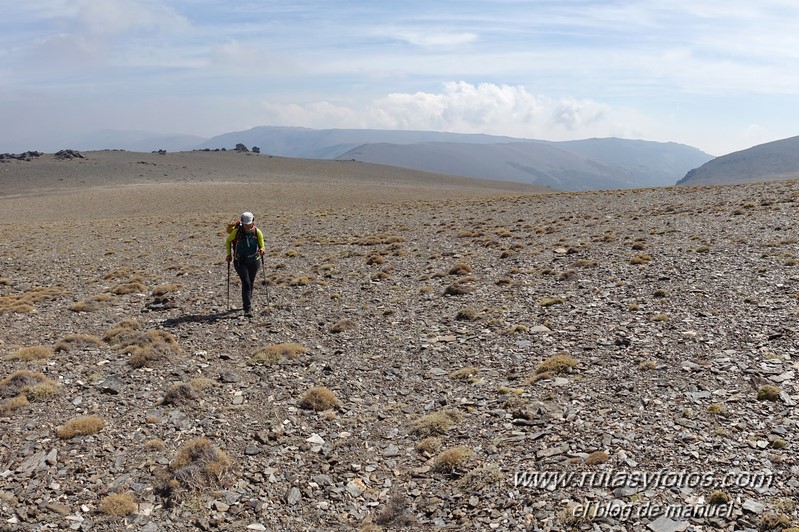 Cerro Pelado - Cerro Rasero desde el Refugio de Postero Alto