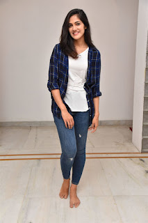 Simran Choudhary at Sucheta DreamWorks Productions Movie Launch.