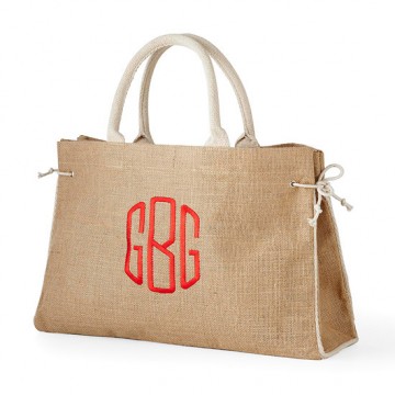 Monogrammed Beach Bag