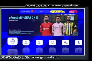 PES 2024 PPSSPP Season 5 English Version Peter Drury Commentary New Kits & Latest Summer Transfer Best Graphics