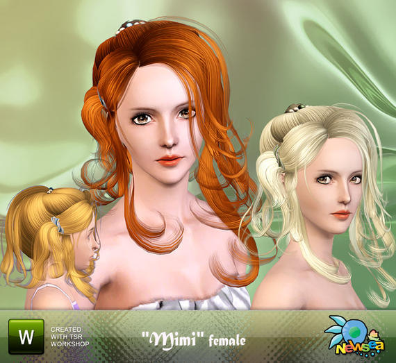 Molly Sims; sims 2 downloads hairstyles. Newsea Mimi Female Hairstyle by