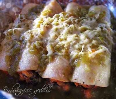 Sweet potato black bean enchiladas recipe