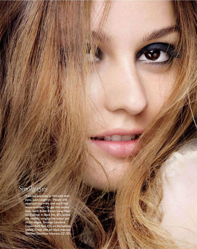 Leighton Meester for Marie Claire Beauty