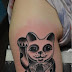 The Trend of Lucky Cat Tattoo Design