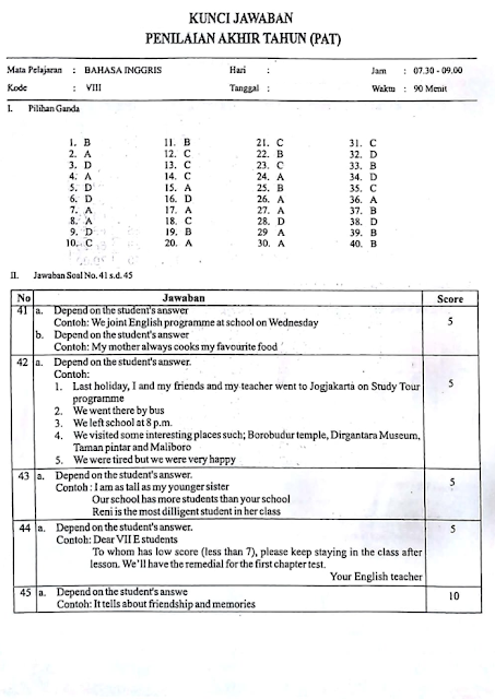 Soal Tes Perangkat Desa Dan Kunci Jawaban Pdf Revisi 2021 - Revisi Id