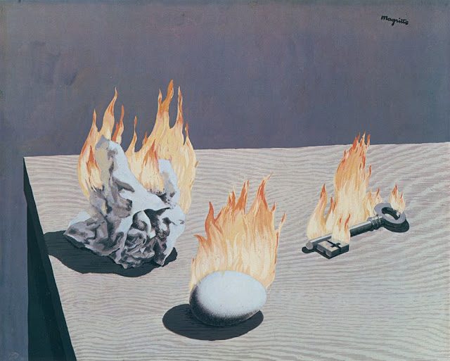 Ren C A  Magritte  The  Gradation  of  Fire C  