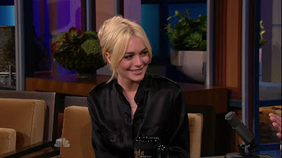 Hot Lindsay Lohan on The Tonight Show With Jay Leno in L A Pictures 