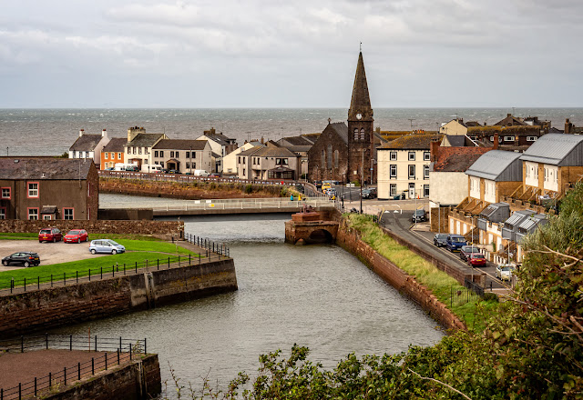 Photo of the River Ellen from Mote Hill, Maryport