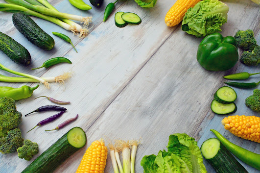 Diet food green vegetables