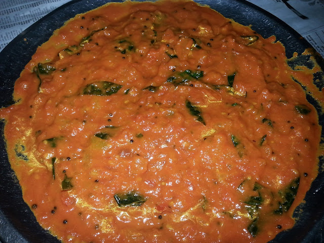 thakkali chutney,recipe,tomato chutney ,