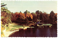 Chaffey's Lock, RR 4 Elgin, Ontario. A 1960's postcard from the family collection.