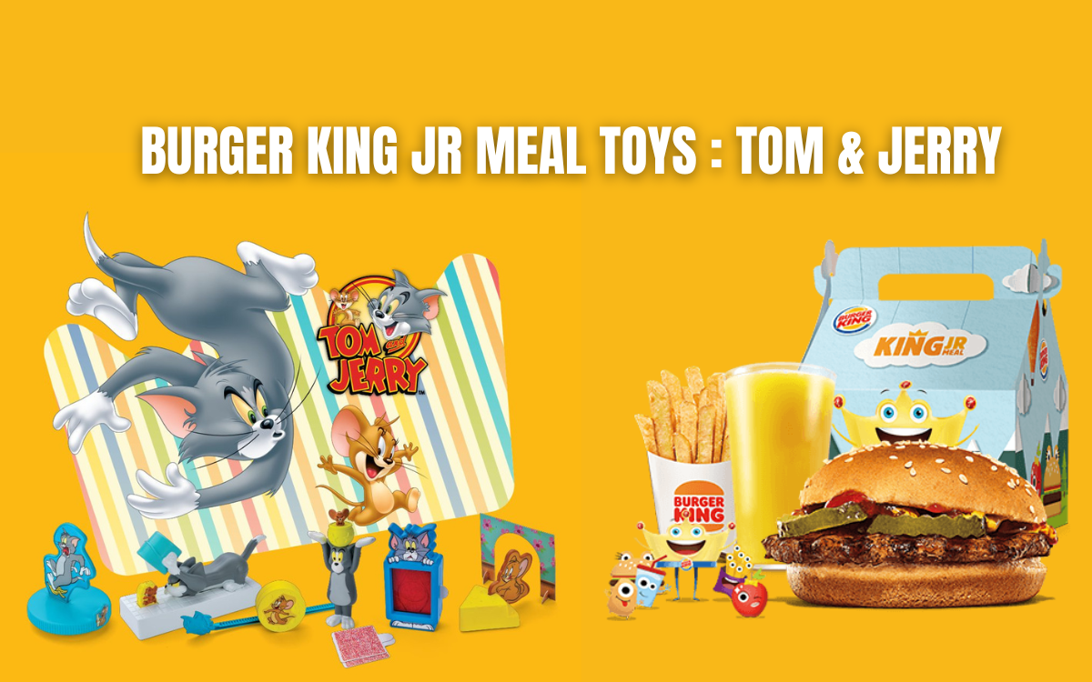 Burger King Jr Meal Toys Apr 2024 : Tom and Jerry