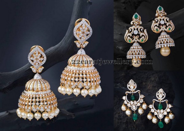 Diamond Earrings by Creations Jewellery