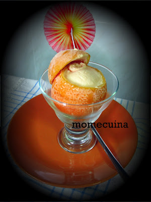 copa de naranja helada,momecuina