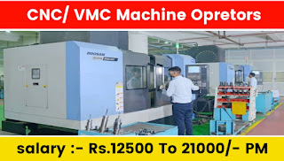 CNC VMC Machine Opretors job vacancy 2023