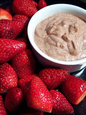 Recipes, Chocolate Yogurt Dipping Sauce