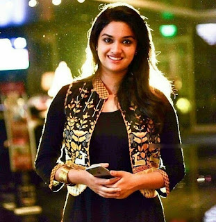 Keerthy Suresh in Black Dress