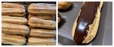 ECLAIR AU CHOCOLAT ET VANILLE