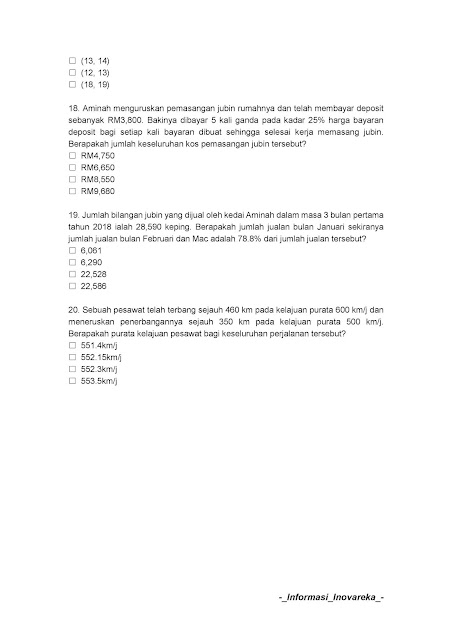 Contoh Soalan Penolong Jurutera JA29 (Elektrik) KKM 2019