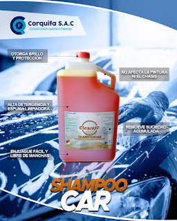 Shampoo Concentrado Para Autos contiene 100% de ingredientes activos biodegradables que protegen su vehículo y el medio ambiente.