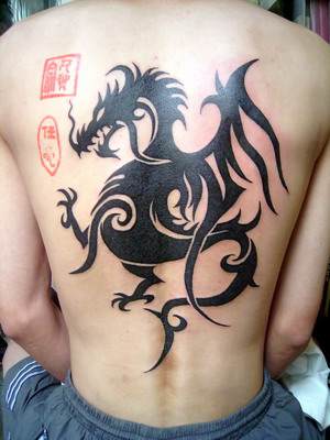 black dragon tattoo-dragon tattoos