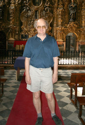 Nicholas Cook en la Capilla Doméstica del antiguo noviciado de los jesuitas de Sevilla (© Barranquero Maya / Diario de Sevilla)