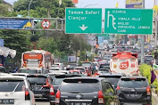    Arus Mudik Menuju Puncak Bogor - Cianjur Lancar pada H-1 Lebaran 