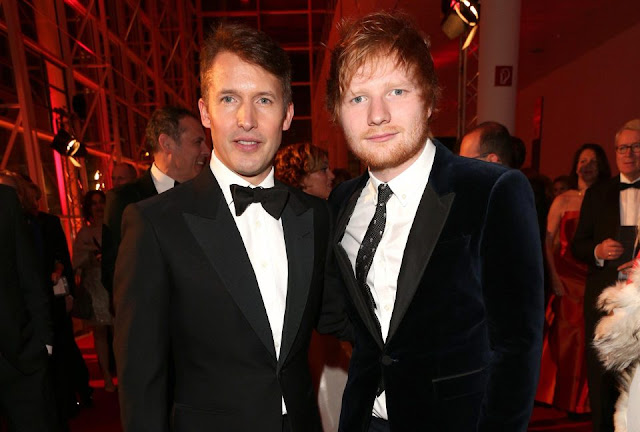 Ed Sheeran Godfather Untuk Anak Laki-laki James Blunt