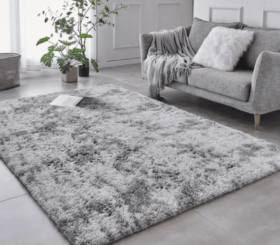 Light Grey Ultra Soft Plush Rugs